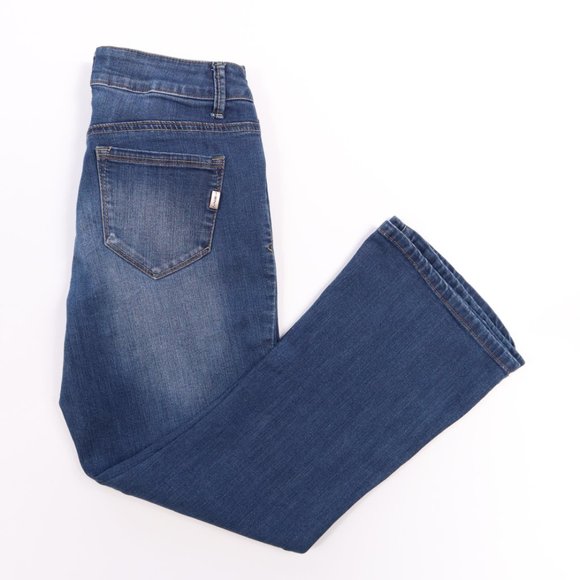 1822 Denim Flared Ankle Jeans	Blue	Size	4 - Picture 7 of 8